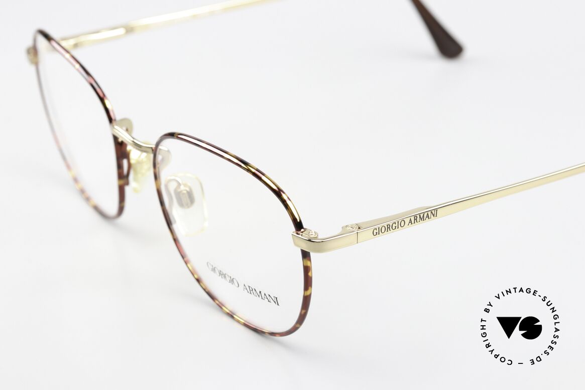 Giorgio Armani 179 90's Frame Sping Hinges, unworn 90's model (NOS) with flexible spring hinges, Made for Men