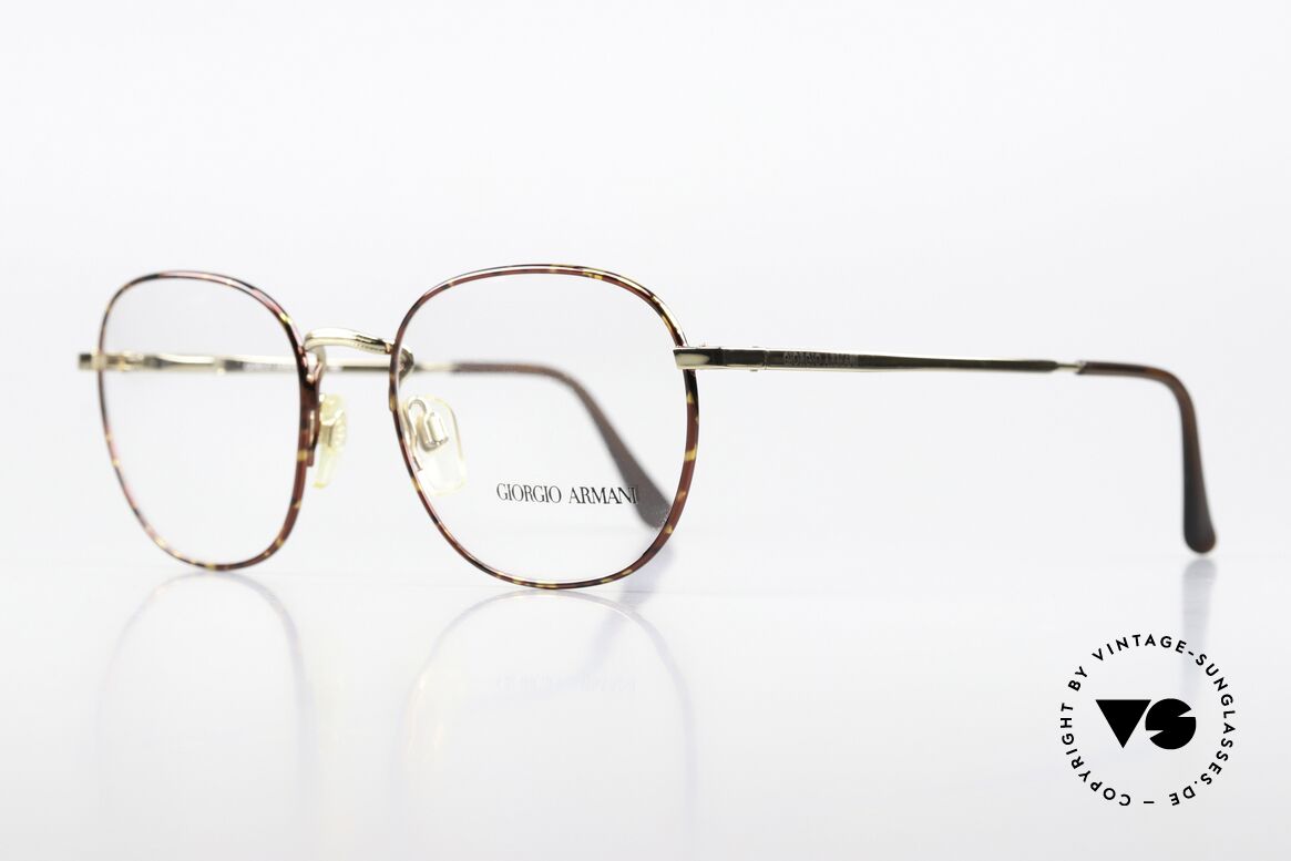 Giorgio Armani 179 90's Frame Sping Hinges, brilliant frame finish in chestnut brown / shiny gold, Made for Men