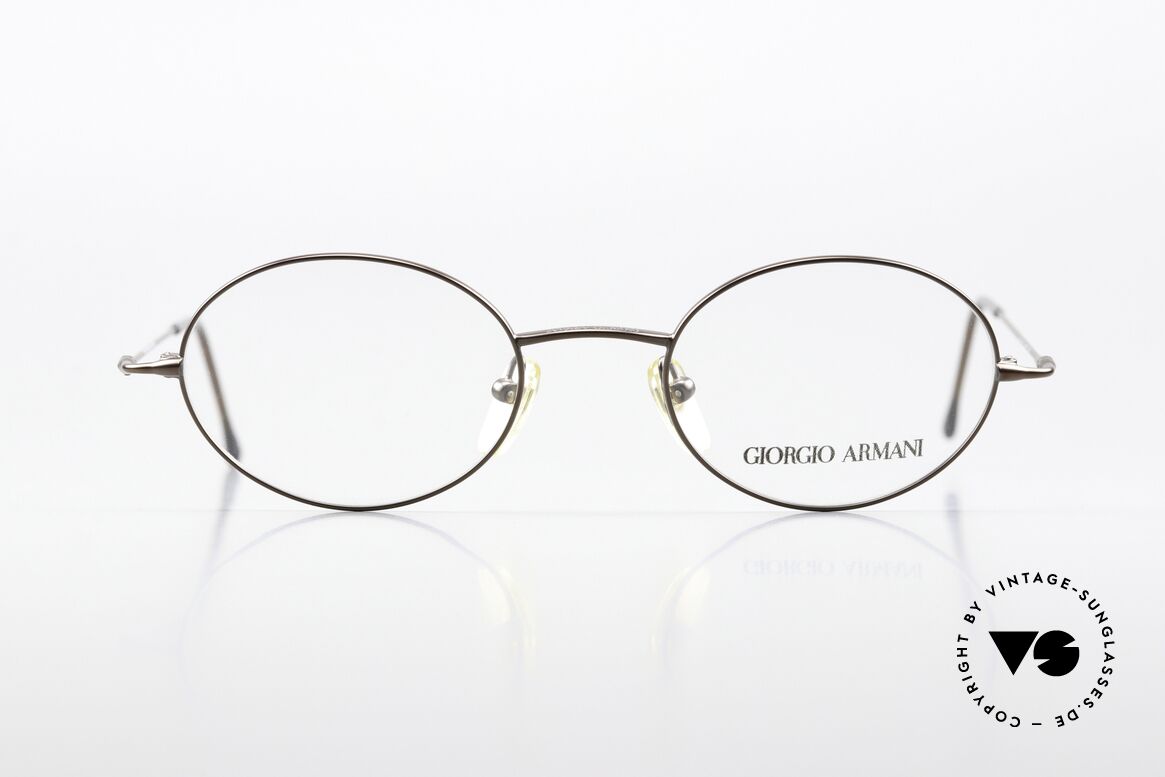 Giorgio Armani 281 Oval 90's Glasses No Retro, oval frame design, M size 48/20 - a timeless classic!, Made for Men and Women