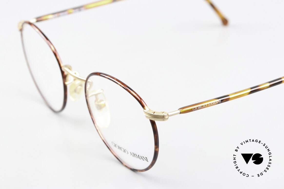 Giorgio Armani 138 Vintage Panto Frame Small, almost a "spiritual" eyeglass' design in S size 47/20, Made for Men and Women