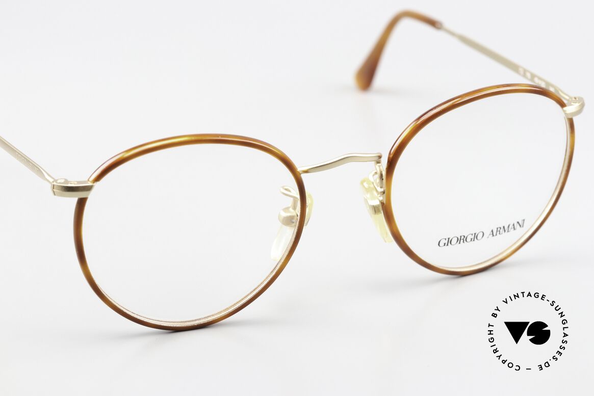 Giorgio Armani 112 90's Panto Eyeglasses Men, unworn 80's/90's model; S size 49/20 (125mm width), Made for Men