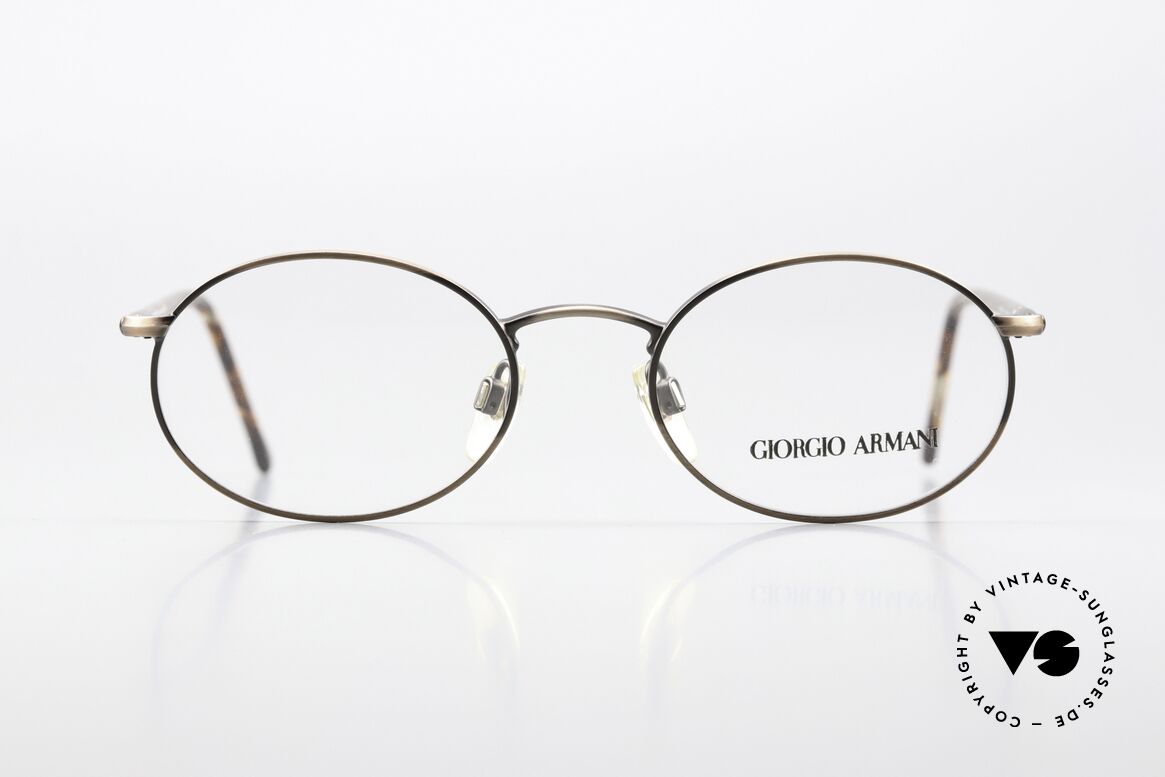Giorgio Armani 192 Oval Frame Spring Hinges, timeless GIORGIO ARMANI vintage designer specs, Made for Men and Women