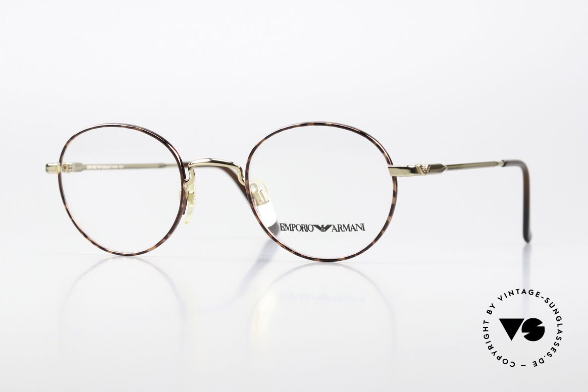 Giorgio Armani EA008 Panto Specs Round Unisex, SMALL unisex vintage eyeglasses by ARMANI, Made for Men and Women