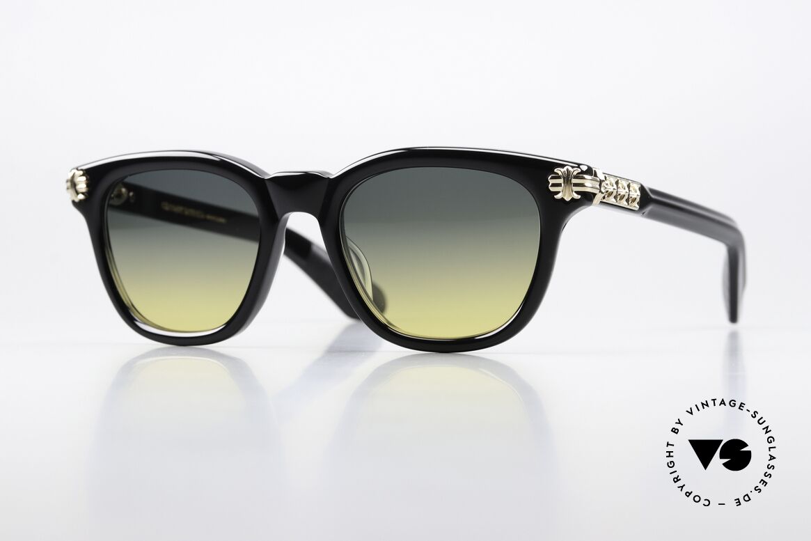 Chrome Hearts Smoke Show Acetate Shades 18K Gold, very striking CHROME HEARTS sunglasses, Made for Men and Women