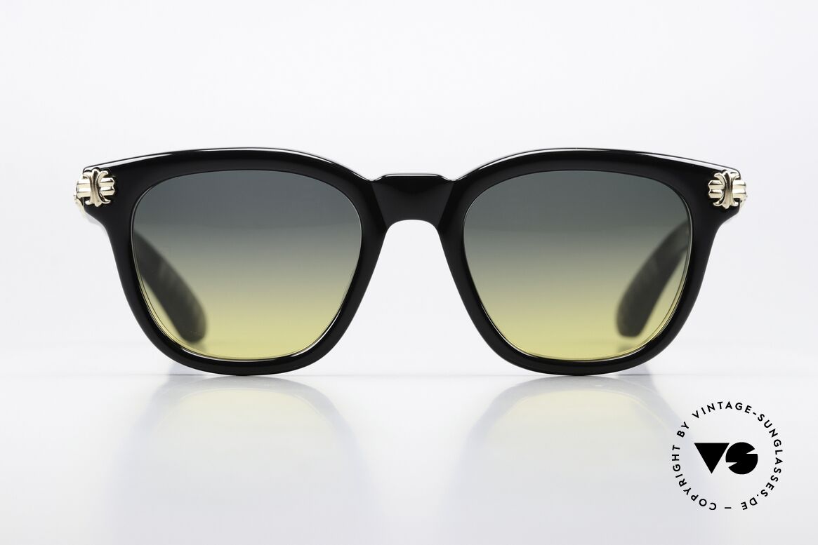 Chrome Hearts Smoke Show Acetate Shades 18K Gold, SMOKE SHOW, BK-18KGP-S, size 52/21-153, Made for Men and Women