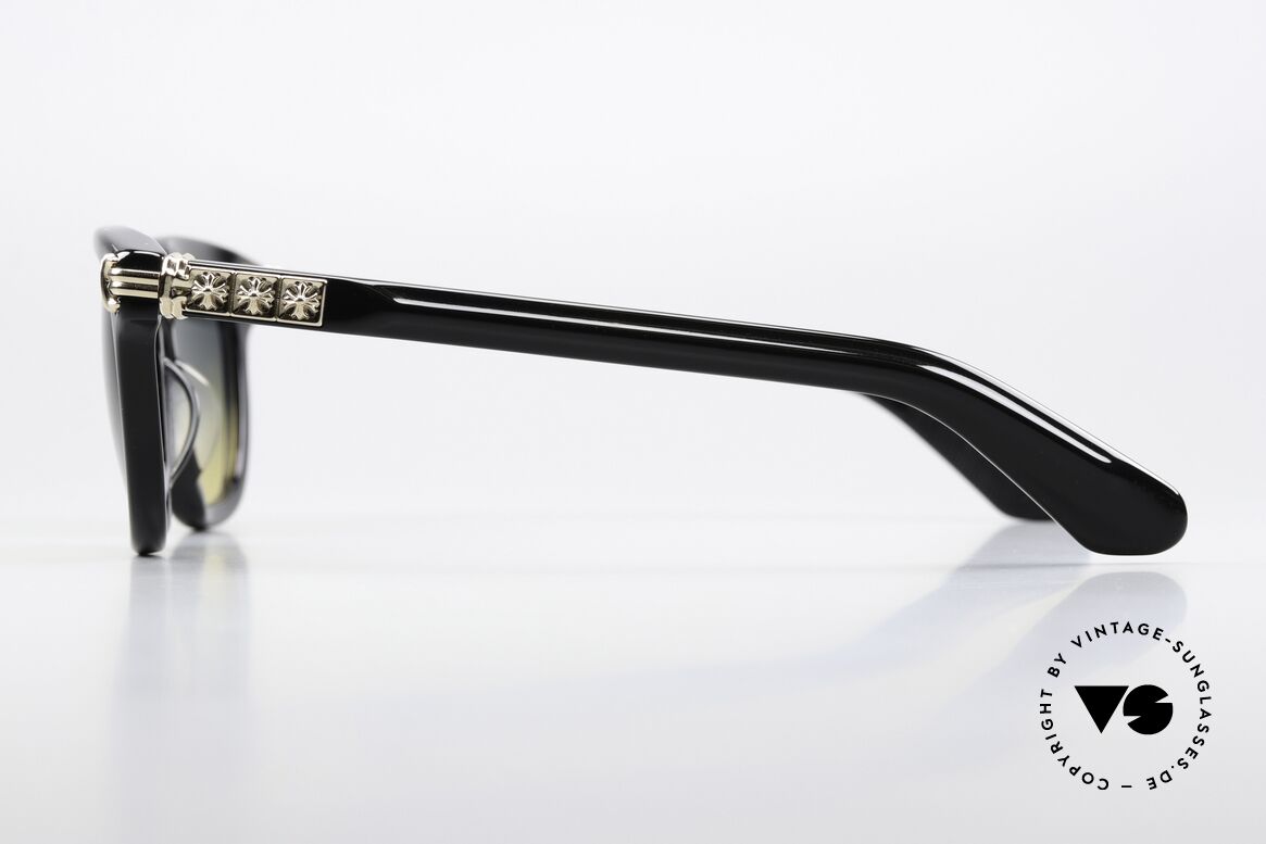 Chrome Hearts Smoke Show Acetate Shades 18K Gold, high-quality (double-gradient) ZEISS lenses, Made for Men and Women