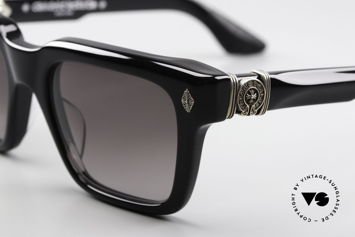 Chrome Hearts Halllamanass Rockstar Shades 925 Silver, with the signature CHROME HEARTS insignia, Made for Men