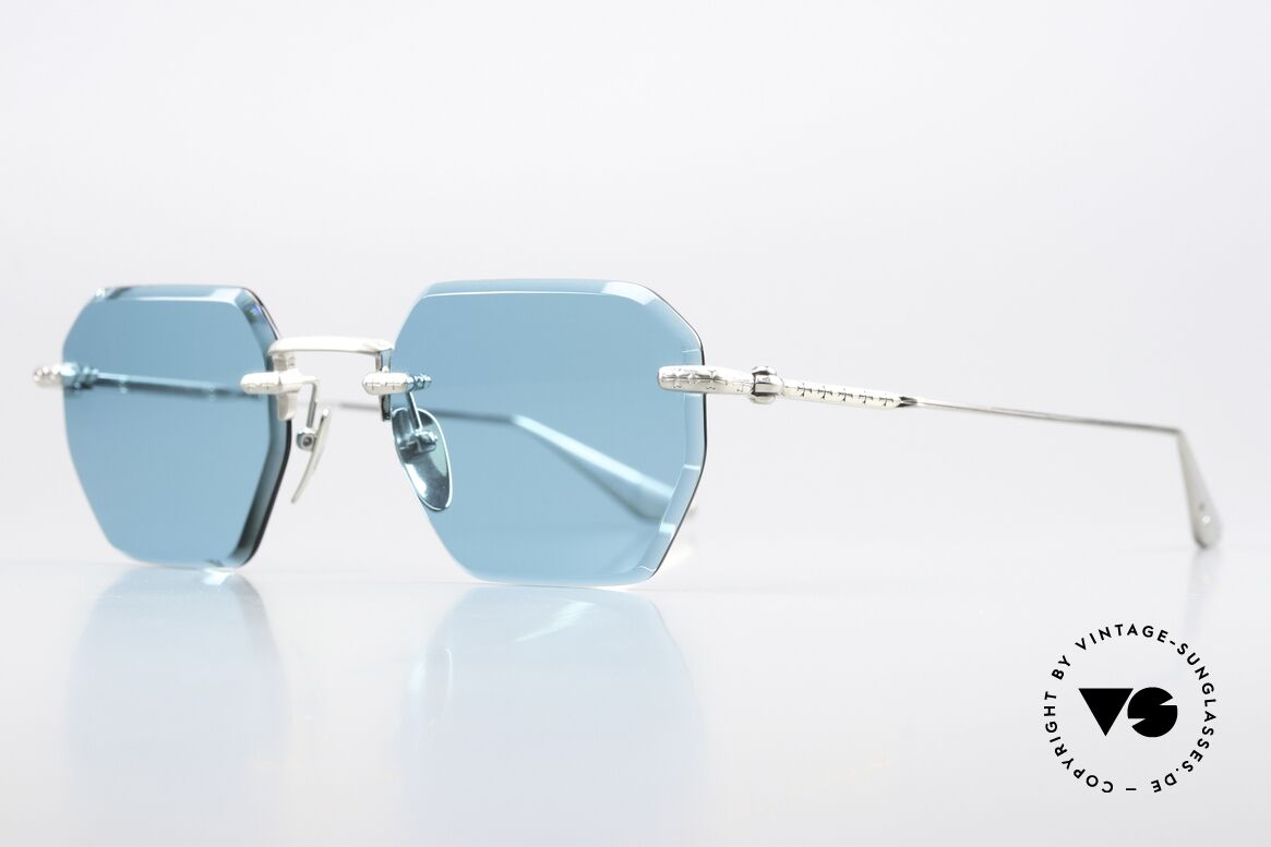 Chrome Hearts Hole Shot Sunglasses Rimless Titan, high-quality titanium frame; made in Japan, Made for Men and Women