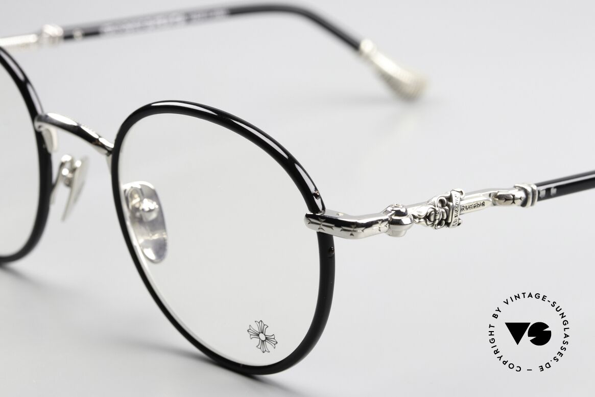 Chrome Hearts Firkin Panto Specs Sterling Silver, top-notch craftsmanship; frame made in Japan, Made for Men and Women