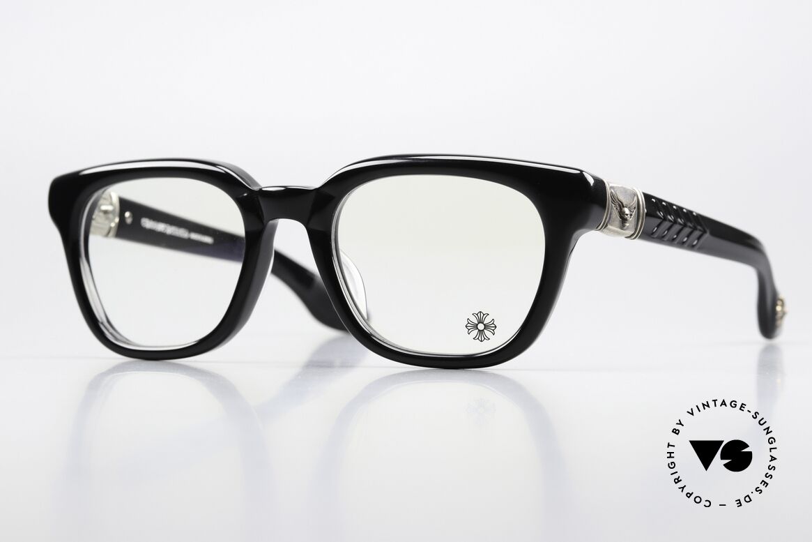 Chrome Hearts Well Hell Yeah Men's Glasses With Skull, Chrome Hearts men's glasses with skull design, Made for Men