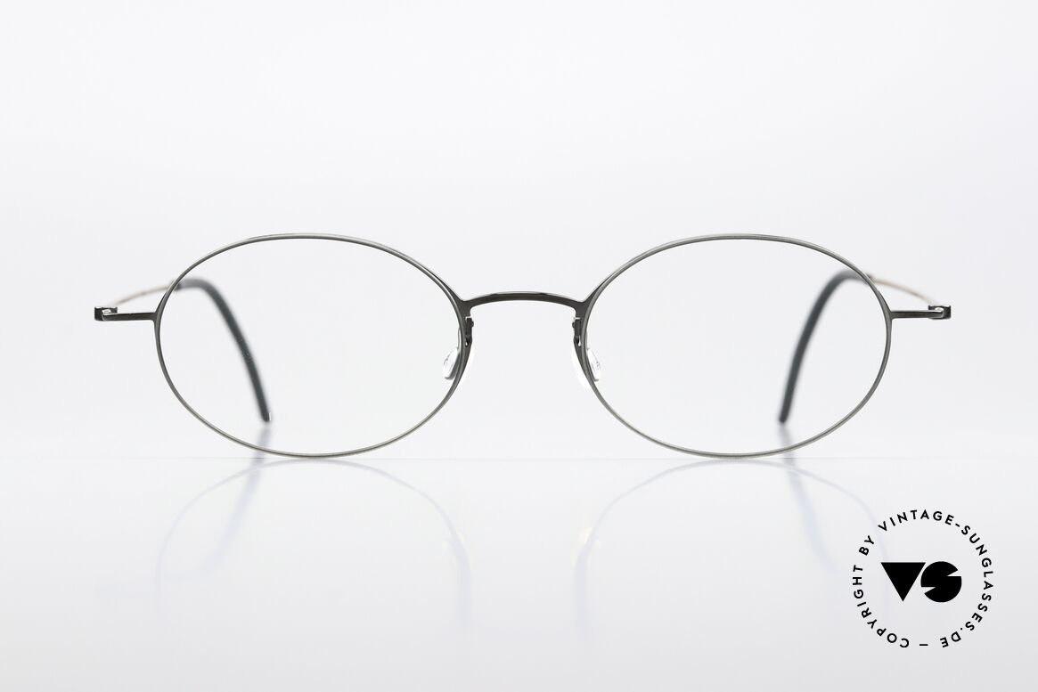 Lindberg 5503 Thintanium Ladies And Gents Glasses, col. PU12: Shiny Brown temples & Anthracite front, Made for Men and Women