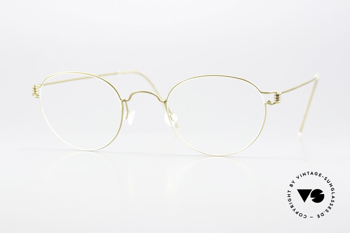 Lindberg Matt Air Titan Rim Panto Titanium Frame Unisex, LINDBERG Air Titanium Rim eyeglasses in size 44-22, Made for Men and Women