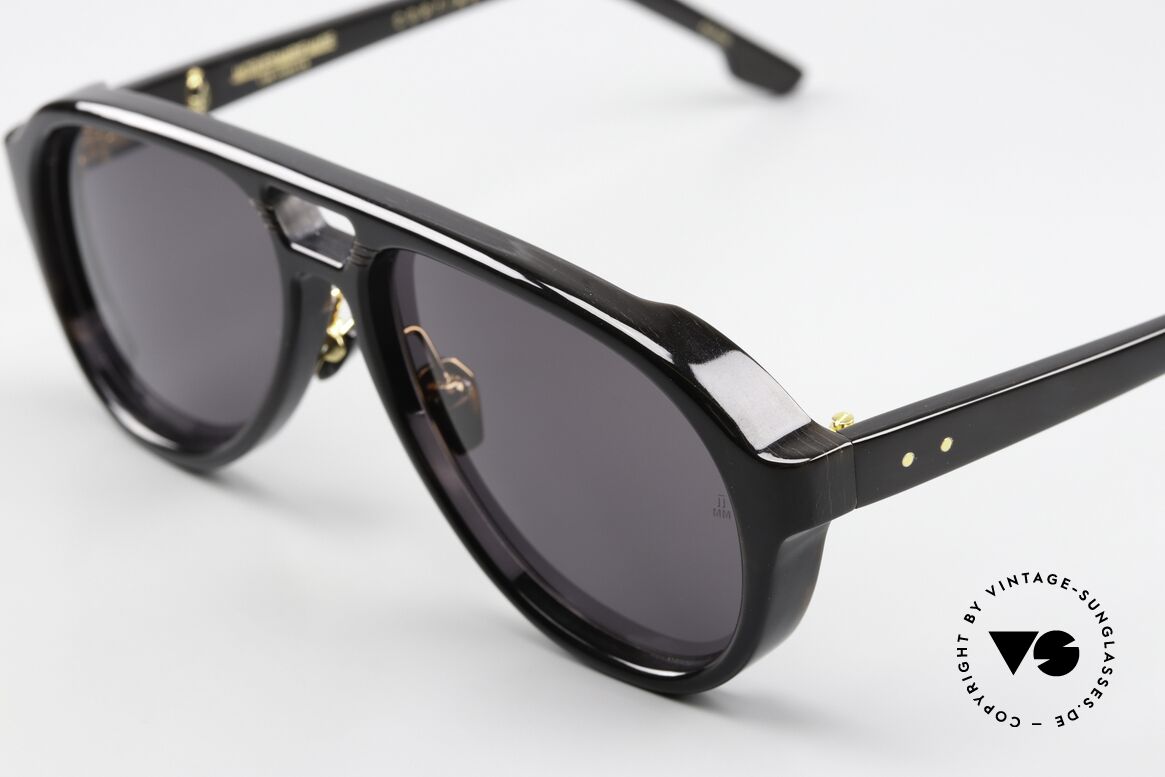 Jacques Marie Mage Billionaire Buffalo Horn Aviator Frame, each horn-rimmed JMM model has a unique grain, Made for Men