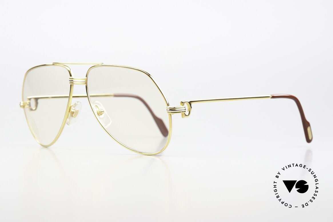 Cartier Vendome LC - M Changeable Cartier Lenses, this pair (with L.Cartier decor): Medium size 59-14, 140, Made for Men and Women
