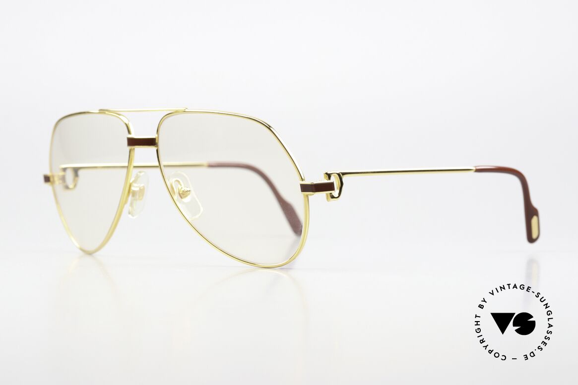 Cartier Vendome Laque - M Lenses Darken In The Sun, this pair (with LAQUE decor) in medium size 59-14, 140, Made for Men and Women
