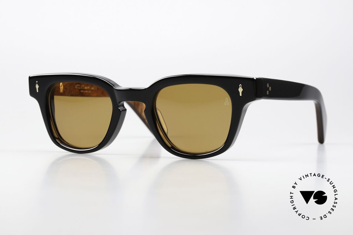 Jacques Marie Mage Julien Solid Acetate Sunglasses, Jacques Marie Mage sunglasses, JULIEN, Noir X, Made for Men and Women