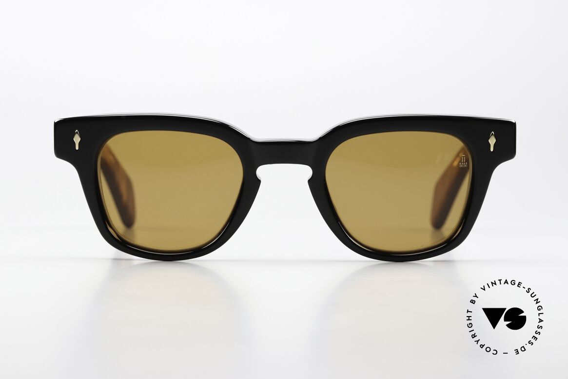 Jacques Marie Mage Julien Solid Acetate Sunglasses, successful homage to the zeitgeist of the 1950's, Made for Men and Women