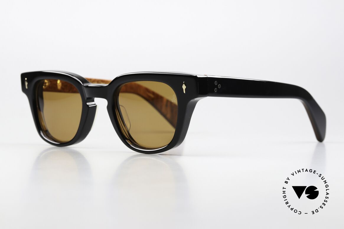 Jacques Marie Mage Julien Solid Acetate Sunglasses, strictly limited acetate sunglasses in size 47-25, Made for Men and Women