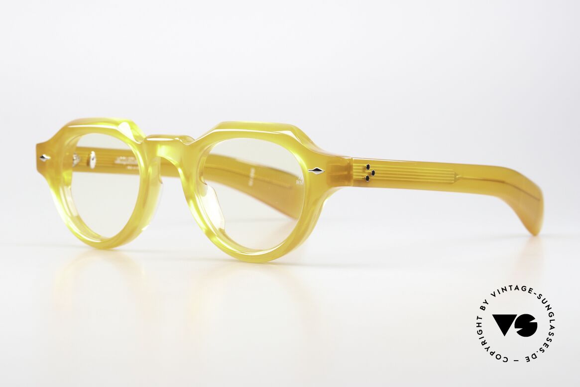 Jacques Marie Mage Kellerman Round Panto Eyeglasses, panto specs; honey / superlight bronze, size 46-24, Made for Men