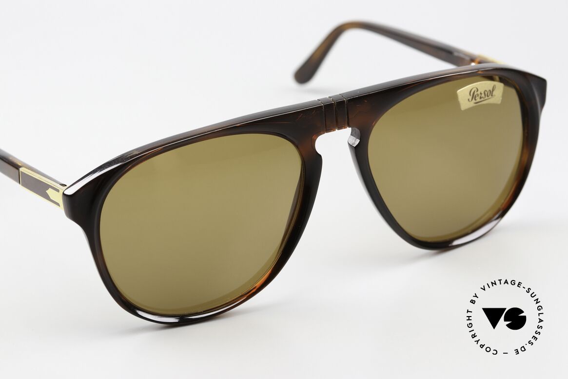 Persol Manager 100 Ratti Gold Plated From 1987, 54mm lens = medium size (a real timeless classic), Made for Men