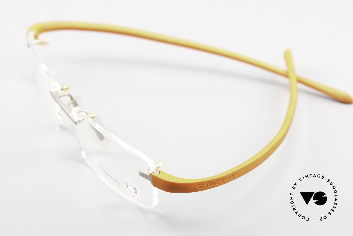 Tag Heuer 3102 Reflex Titanium Specs Rimless, ideal wearing comfort (temples adapt to the face), Made for Men