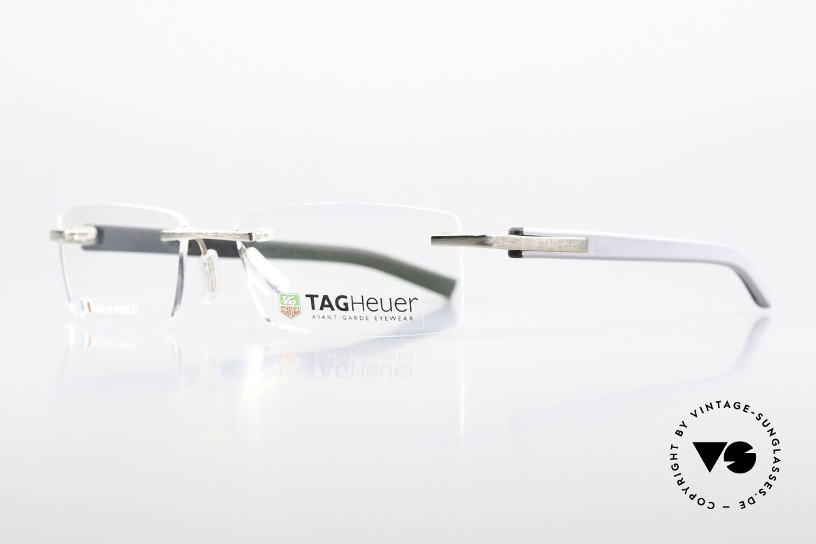 Tag Heuer 8109 Trends Palladium Gray From 2010, palladium front with temples in dark & light gray, Made for Men