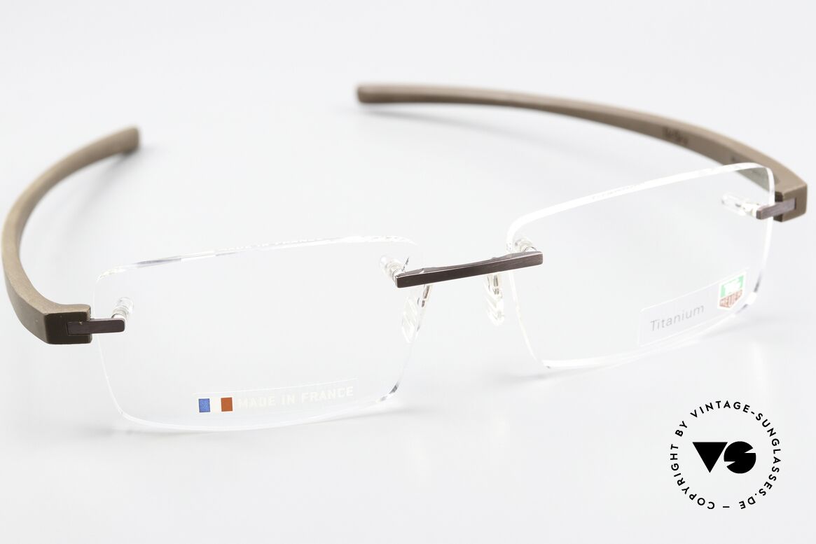 Tag Heuer 3941 Reflex Sporty Eyewear Chocolat, unworn rarity (new old stock), made in FRANCE, Made for Men
