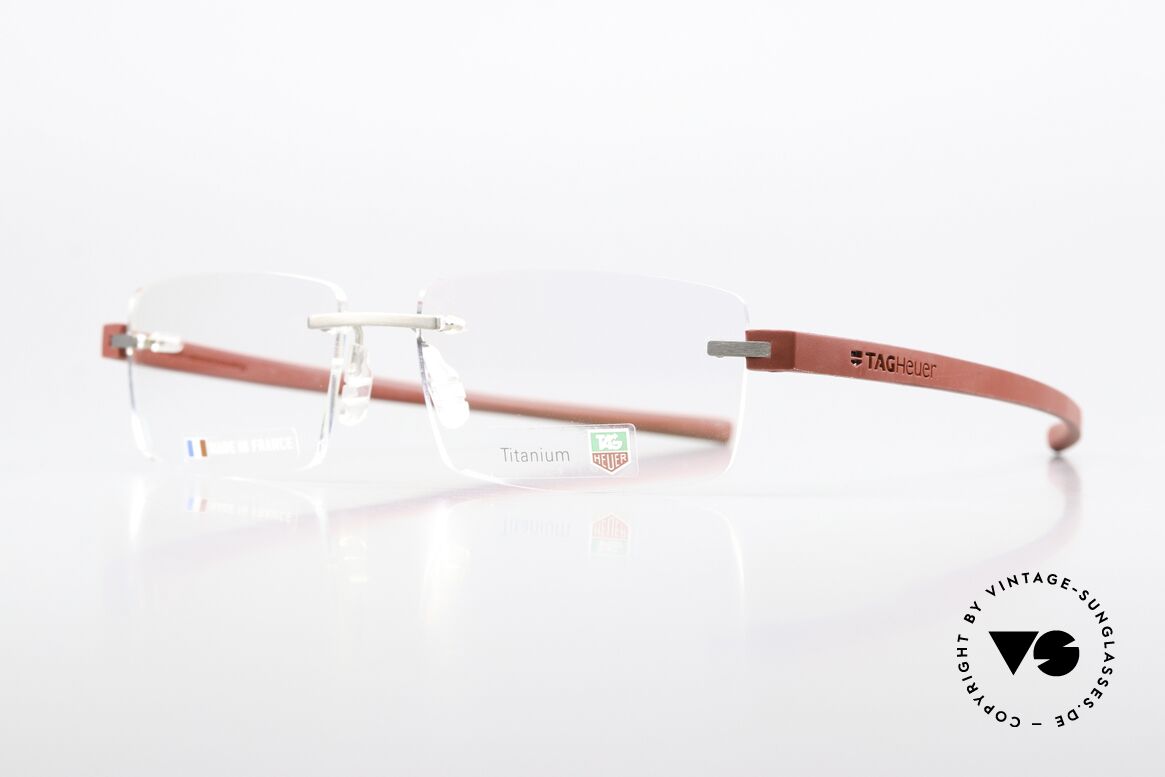 Tag Heuer 3941 Reflex Luxury Frame From France, with “racing” temples made of elastomer rubber, Made for Men