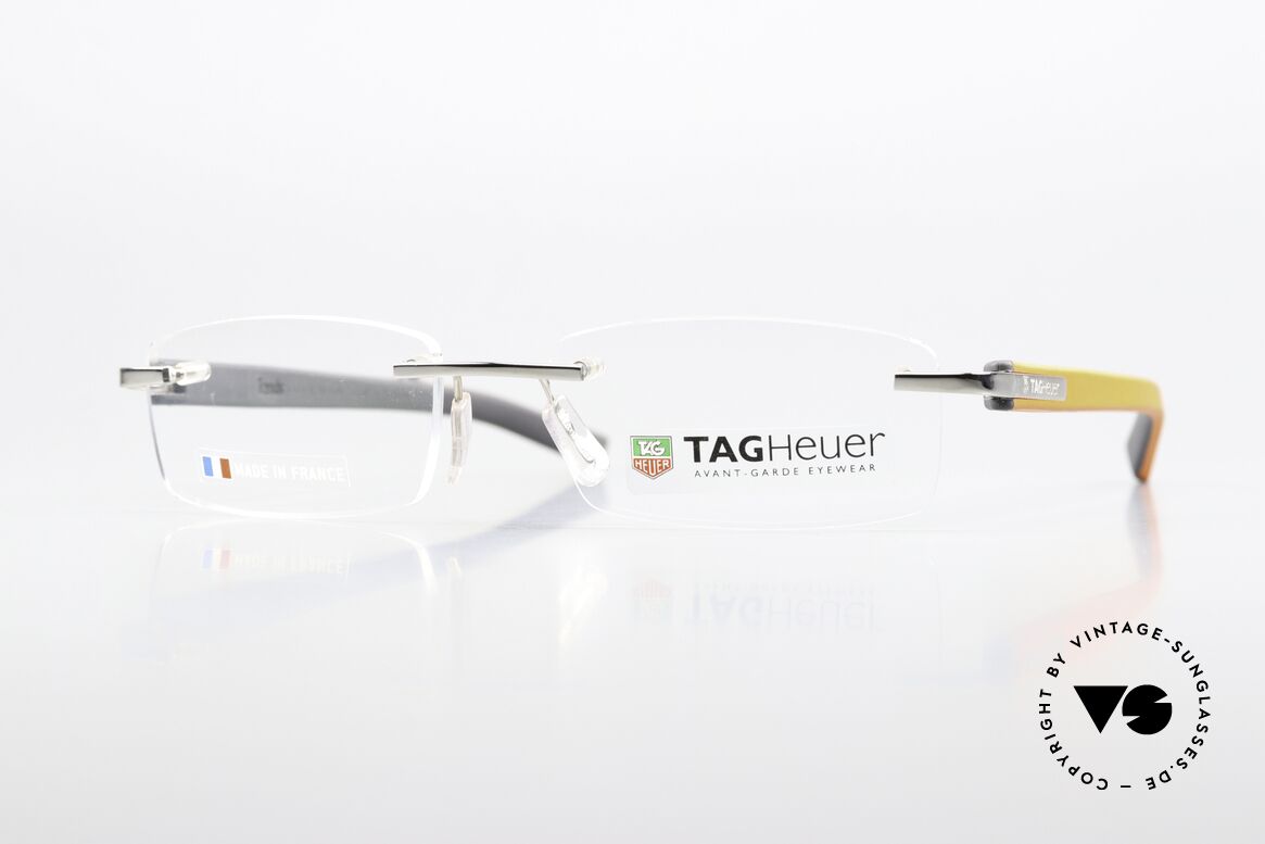 Tag Heuer 8108 Trends Palladium Orange Gray 2009, Tag Heuer glasses mod. 8108, col. 014, size 54-17, Made for Men