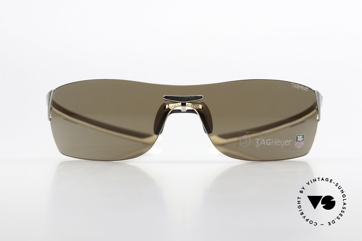 Tag Heuer 5505 Reflex Panorama View Sunglasses, extremely sporty men's shades, made in France, Made for Men