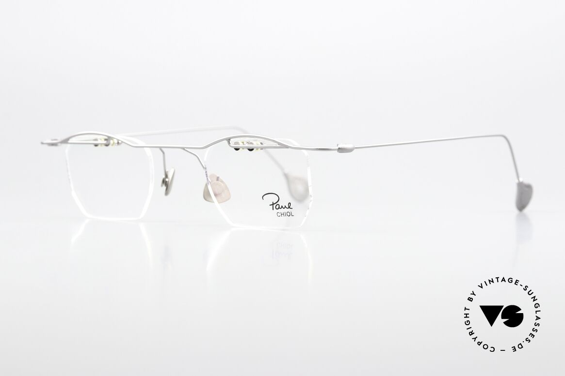 Paul Chiol 02 Rimless Specs With Upper Bar, lens shape can also be changed (e.g. to 'round'), Made for Men and Women Paul Chiol 02 Rimless Specs With Upper Bar, lens shape can also be changed (e.g. to 'round'), Made for Men and Women