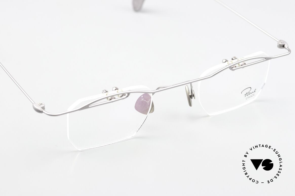 Paul Chiol 02 Rimless Specs With Upper Bar, M.02 ruthenium, lens width 41mm, bridge 18mm, Made for Men and Women Paul Chiol 02 Rimless Specs With Upper Bar, M.02 ruthenium, lens width 41mm, bridge 18mm, Made for Men and Women