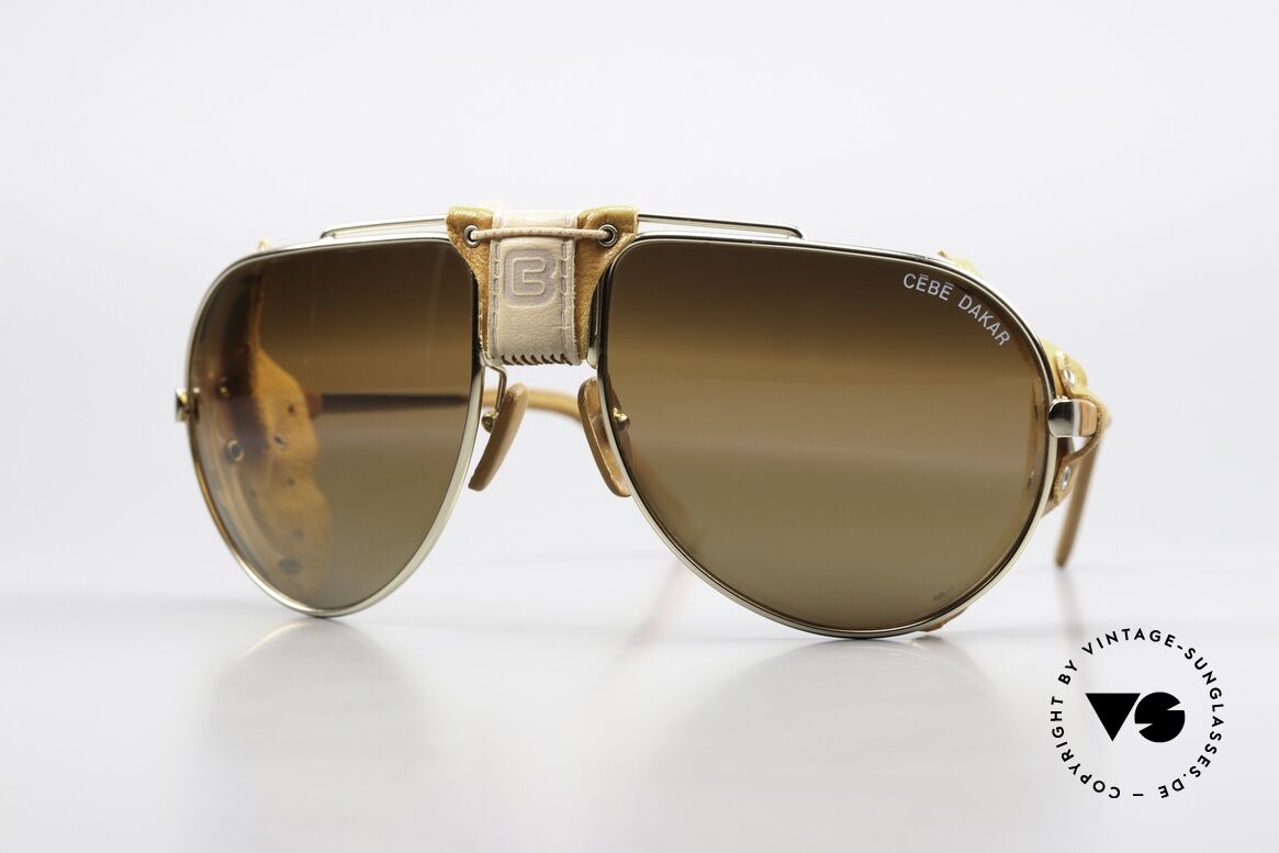 Cebe Dakar Vintage Rallye Sunglasses, vintage Cebe sports shades - made for extreme purpose, Made for Men
