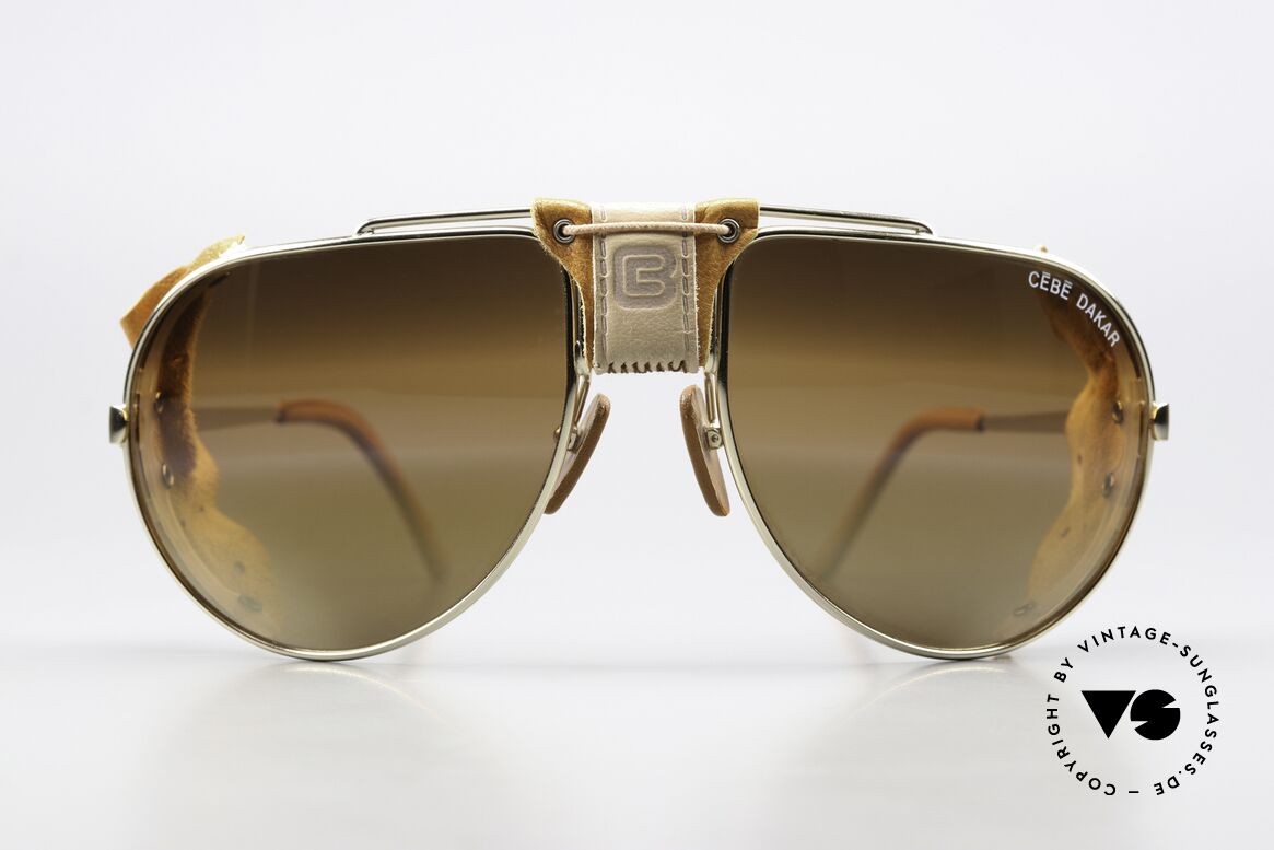 Cebe Dakar Vintage Rallye Sunglasses, engineered for the drivers (Paris-Dakar-Rallye); rarity!, Made for Men