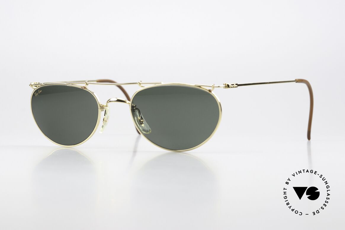 Ray Ban Deco Metals Oval B&L USA 90's Sunglasses, model from the Deco Metals Collection by RAY-BAN, Made for Men and Women