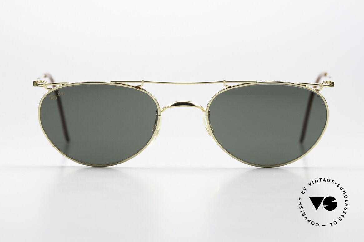 Ray Ban Deco Metals Oval B&L USA 90's Sunglasses, vintage 1990's designer-sunglasses; made in U.S.A., Made for Men and Women