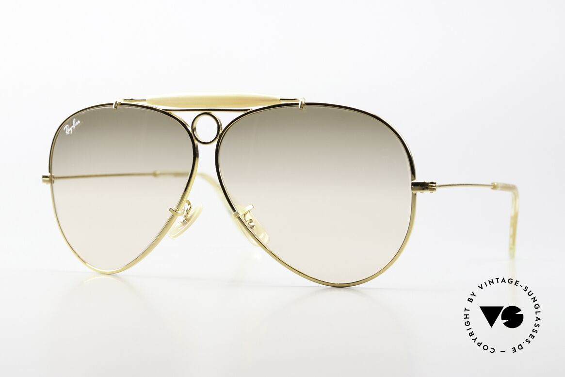 Ray Ban Shooter Limited Edition 80s Gradient, classic aviator sunglasses by RAY-BAN; large size 62°14, Made for Men Ray Ban Shooter Limited Edition 80s Gradient, classic aviator sunglasses by RAY-BAN; large size 62°14, Made for Men