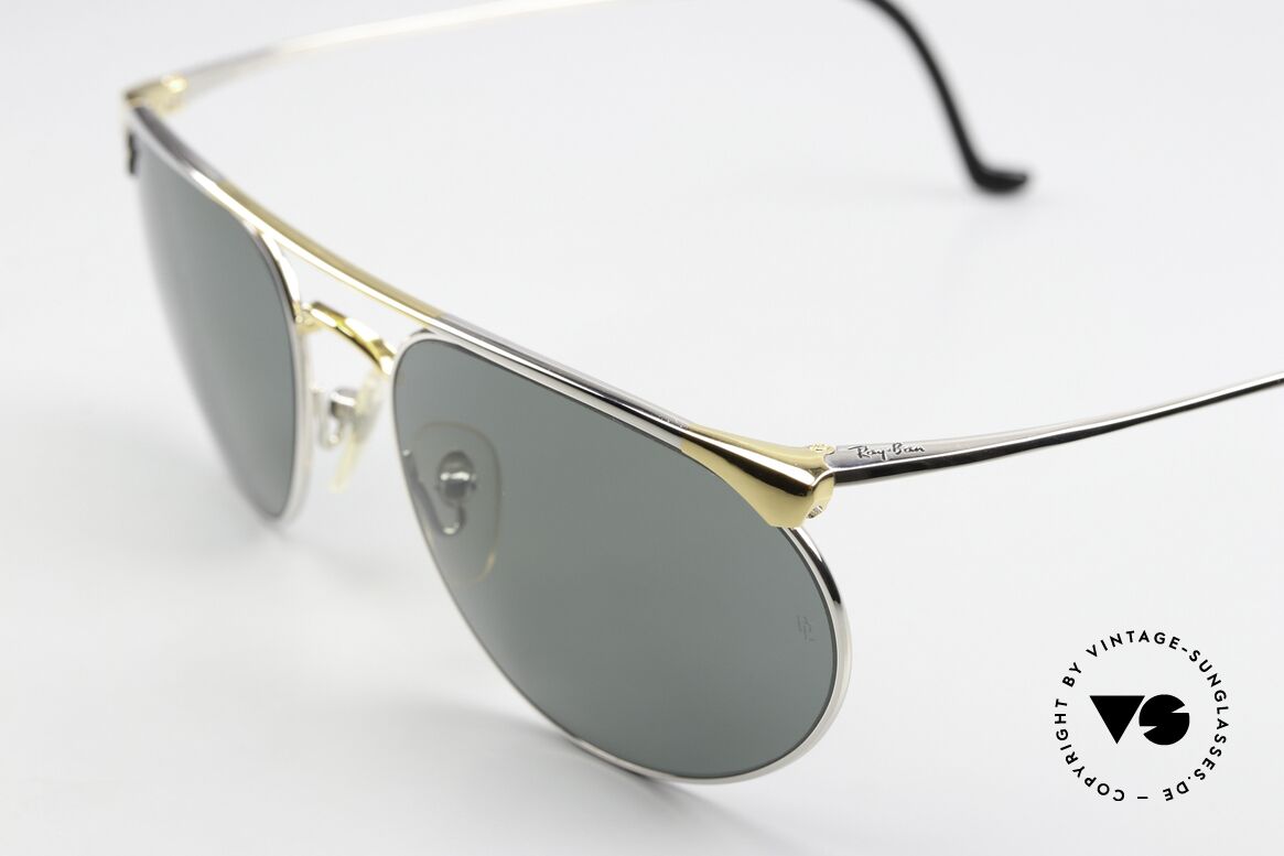 Ray Ban Zenus Ultra Precious Metals 24kt GP, produced in the 1980s & 1990s by Bausch & Lomb, USA, Made for Men and Women