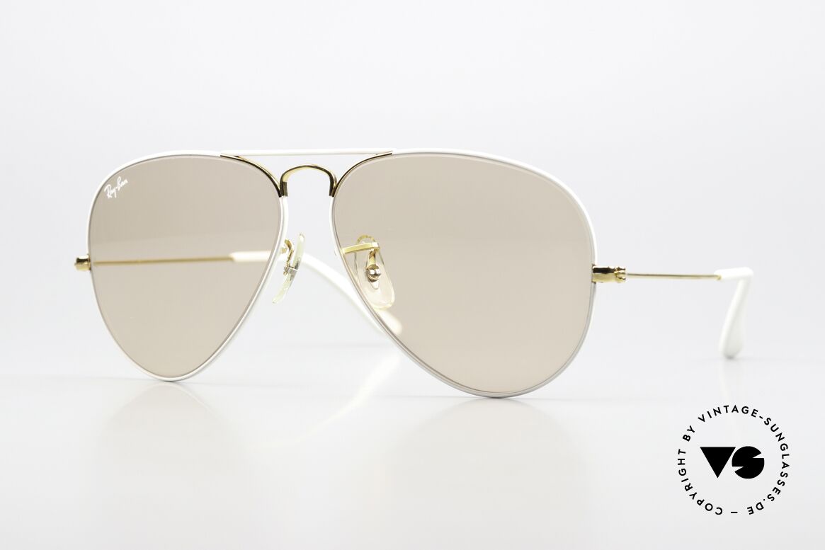 Ray Ban Large Metal Flying Colors Limited Edition, vintage RAY-BAN designer sunglasses in size 58/14, Made for Men and Women