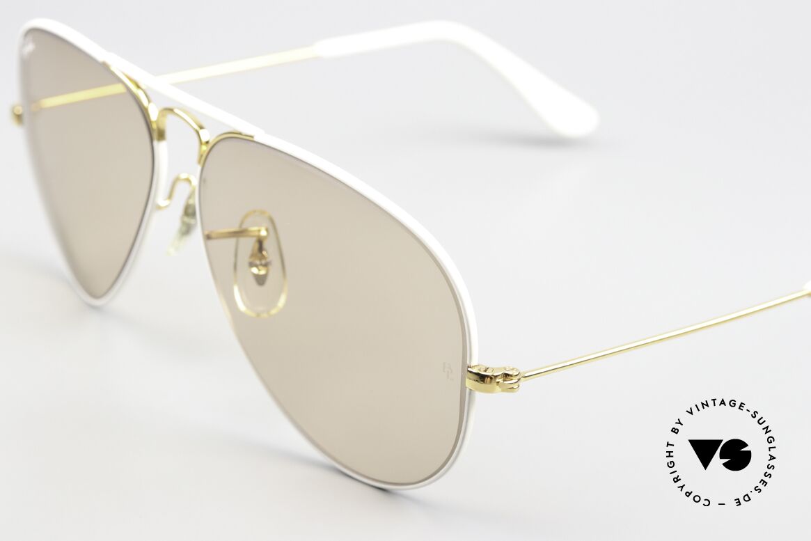 Ray Ban Large Metal Flying Colors Limited Edition, changeable lenses = darken automatically in the sun, Made for Men and Women