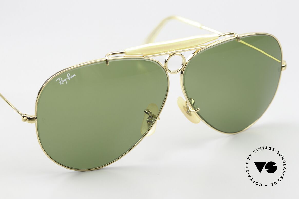 Ray Ban Shooter RB3 Bausch & Lomb Lenses, rare, noble, precious - unworn & with original case, Made for Men Ray Ban Shooter RB3 Bausch & Lomb Lenses, rare, noble, precious - unworn & with original case, Made for Men