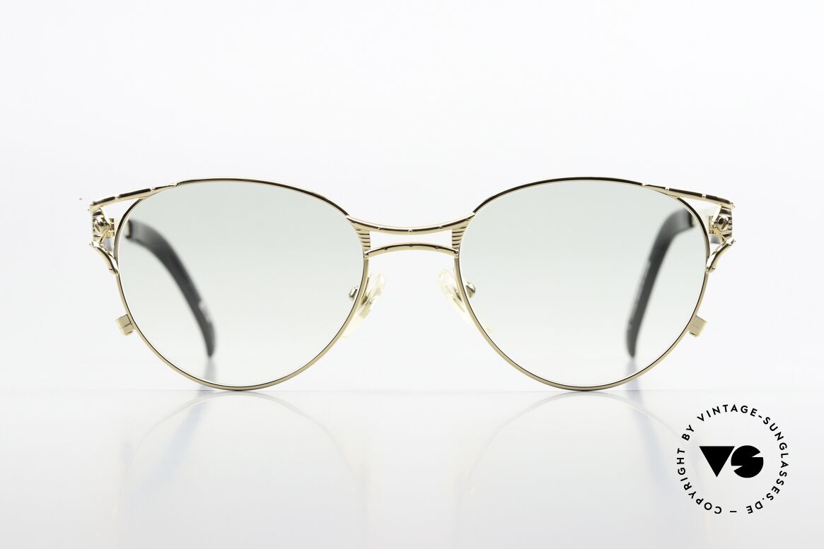 Jean Paul Gaultier 56-4179 No Retro Designer Shades 90s, with fancy designed temples (typically J.P. Gaultier), Made for Men and Women