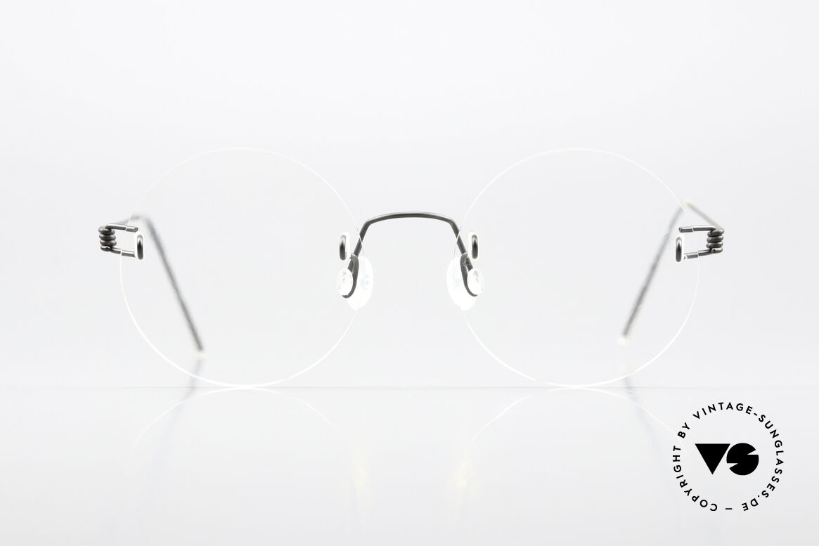 Lindberg 258 Air Titan Rimless Frame 90's Specs, the lens shape '258' can be customized; also the size!, Made for Men and Women