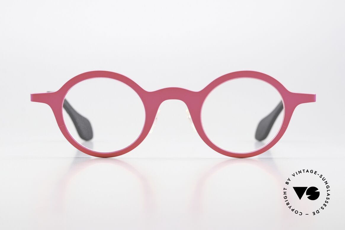 Theo Belgium Mille 24 Neon Pink Frame Eyecatcher, model mille+24 with col. code 306: NEON PINK, Made for Men and Women