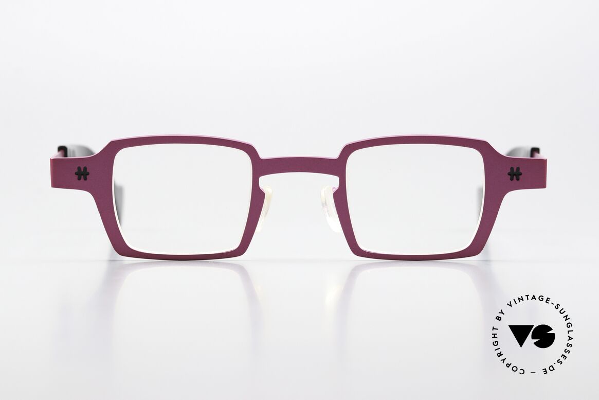 Theo Belgium Sixteen Titanium Frame Pink Metallic, model Sixteen with col. code 122 (pink metallic), Made for Women