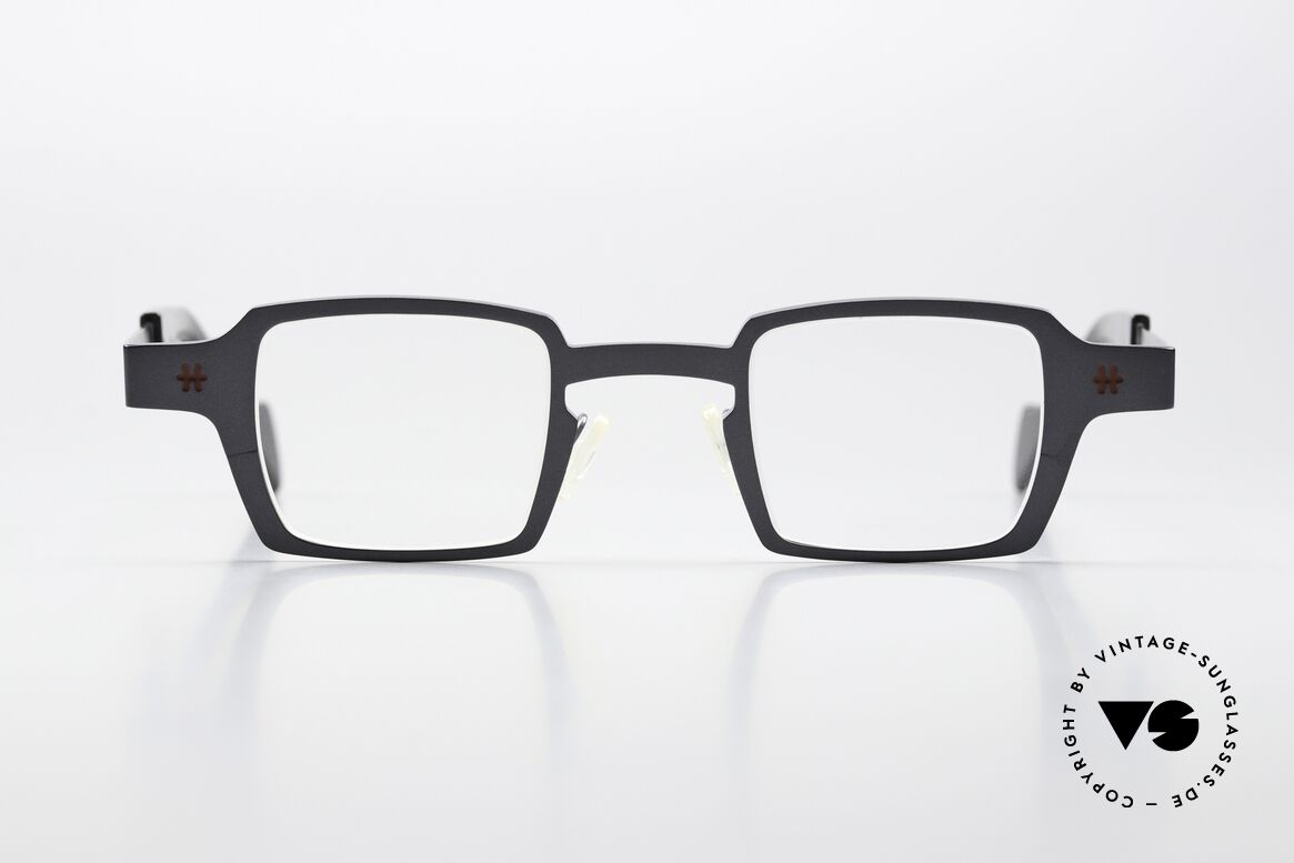 Theo Belgium Sixteen Titanium Frame Gray Metallic, model Sixteen with col. code 189 (gray metallic), Made for Men and Women