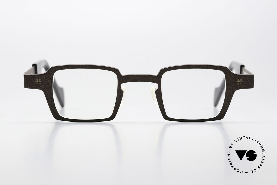 Theo Belgium Sixteen Titan Specs Brown Metallic, mod. Sixteen with col. code 798 (brown metallic), Made for Men and Women