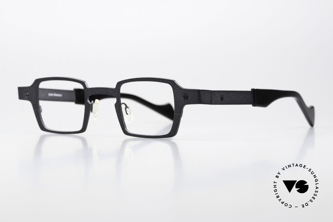 Theo Belgium Sixteen Titan Frame Black Metallic, women's eyeglasses and men's eyeglasses alike, Made for Men and Women