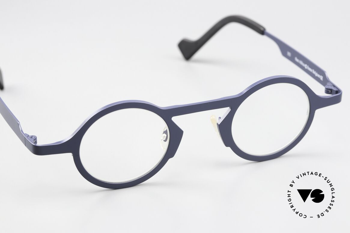 Theo Belgium Africa Titanium Frame Dark Blue, design and craftsmanship together on TOP level, Made for Men and Women
