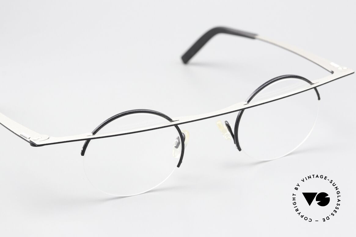 Theo Belgium Gnocchi Bar Glasses Titan Rimless, design and craftsmanship together on TOP level, Made for Men and Women